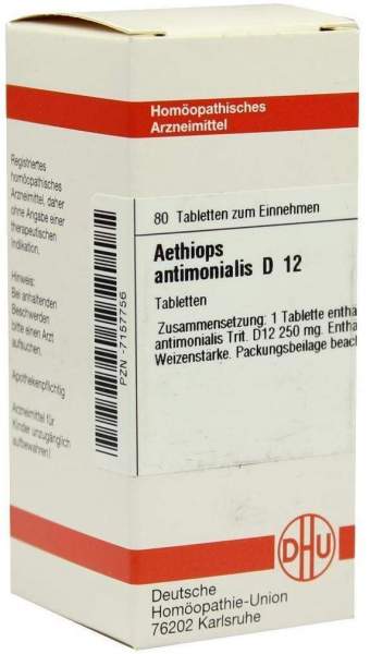Dhu Aethiops Antimonialis D12 Tabletten