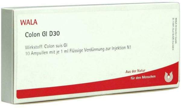 Wala Colon Gl D30 10 X 1 ml Ampullen