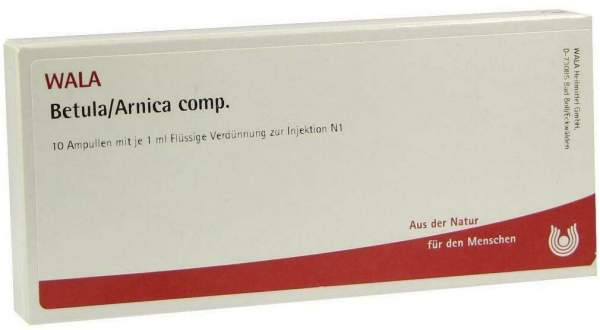 Wala Betula Arnica Comp. 10 X 1 ml Ampullen