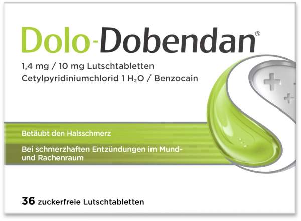 Dolo Dobendan 1,4 mg pro 10 mg 36 Lutschtabletten
