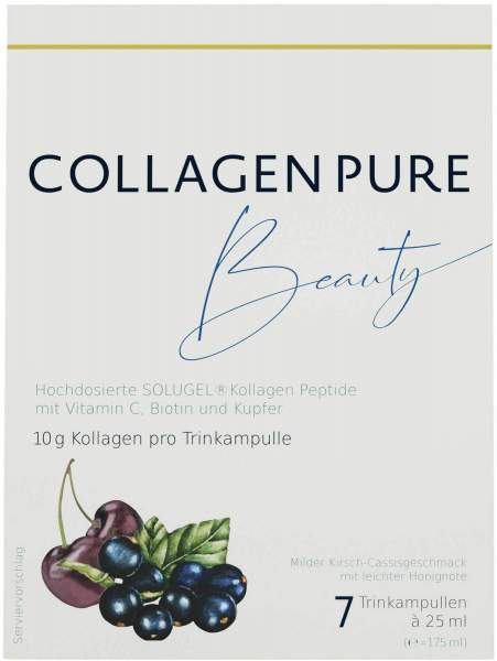 Collagen Pure Beauty 10 g Kollagen hochdos.Gold Trinkampullen 7 x 25 ml