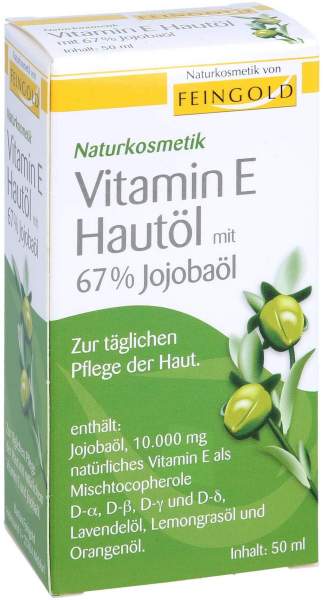 Vitamin E Hautöl Mit 67% Jojobaöl 50 ml