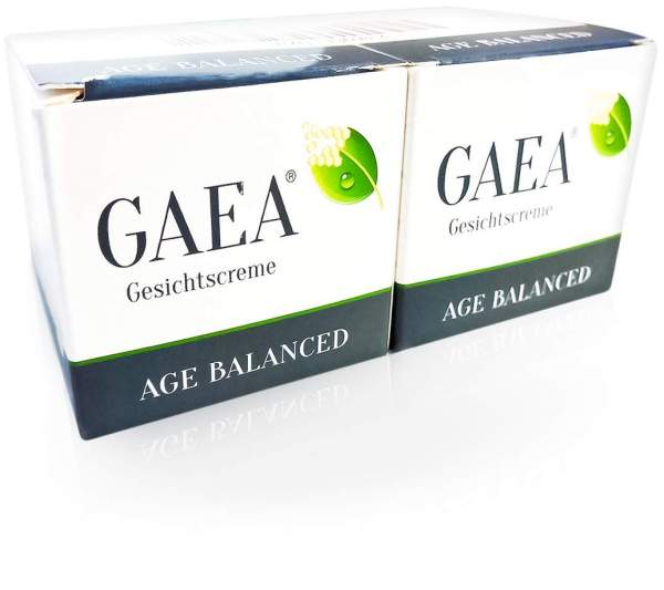 Gaea Age Balanced und Gratis Gaea Gesichtscreme 2 X 50 ml