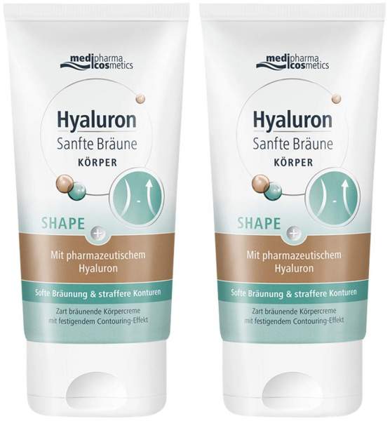 Hyaluron Sanfte Bräune Shape Körperpflege 2 x 150 ml Creme