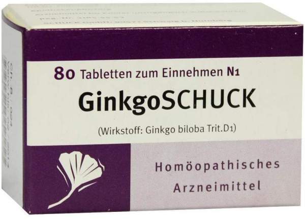Ginkgoschuck 80 Tabletten