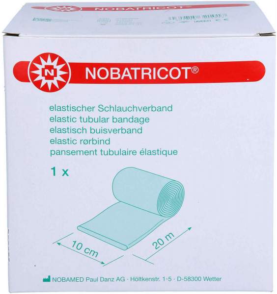Nobatricot Schlauchverband 10 cm X 20 M 1 Stück
