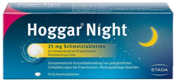 Hoggar Night 25 mg 10 Schmelztabletten