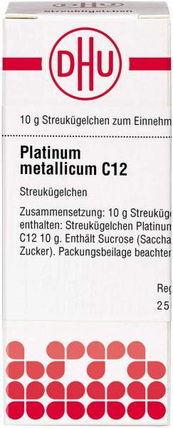 Dhu Platinum Metallicum C12 Globuli 10 G