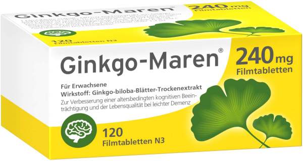 Ginkgo Maren 240 mg 120 Filmtabletten