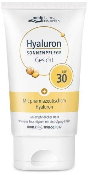medipharma cosmetics Hyaluron Sonnenpflege Gesicht LSF 30 50 ml Creme