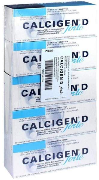 Calcigen D Forte 1000 mg und 880 I.E. 50 Brausetabletten
