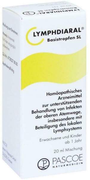 Lymphdiaral 20 ml Basistropfen Sl