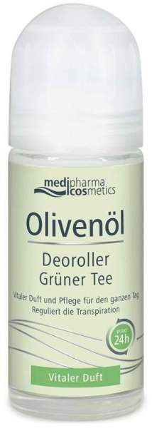 Medipharma Cosmetics Olivenöl Deoroller Grüner Tee 50 ml Deoroller