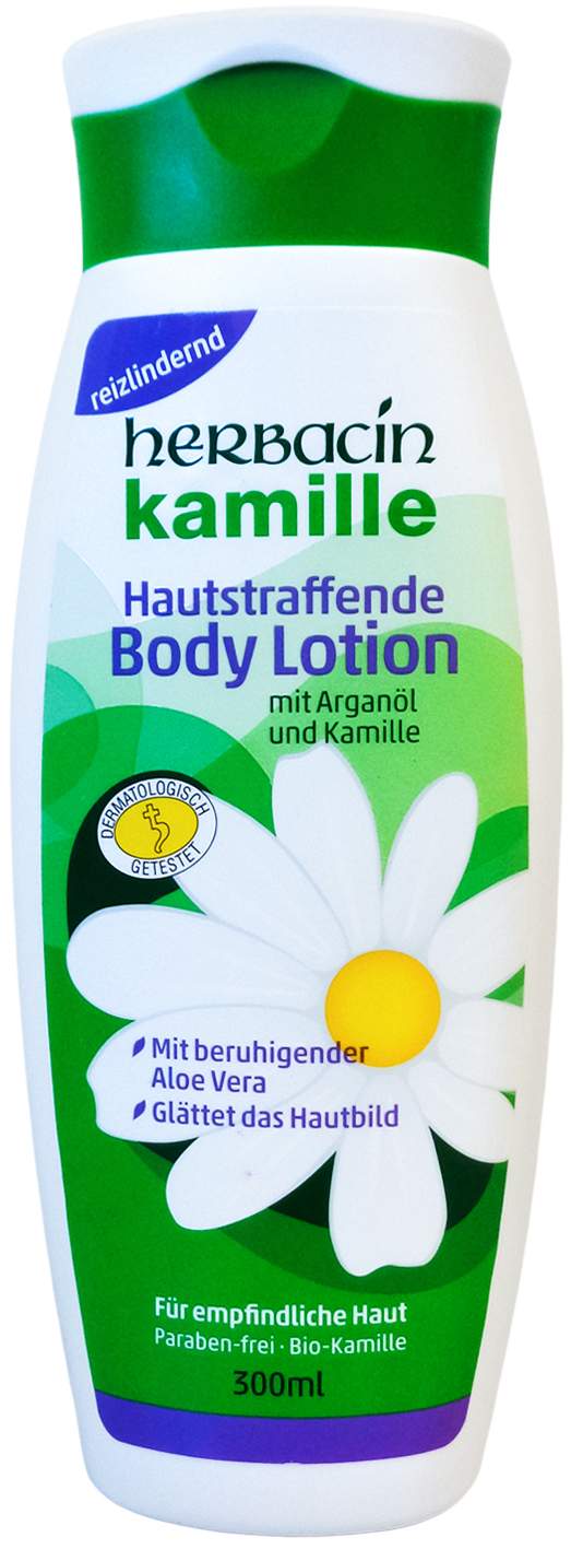 evenaar Verst Michelangelo Herbacin Kamille Hautstraffende Bodylotion 300 ml kaufen | Volksversand  Versandapotheke