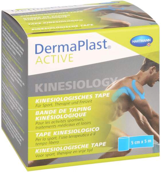 Dermaplast Active Kinesiology Tape 5 cm X 5 M Blau