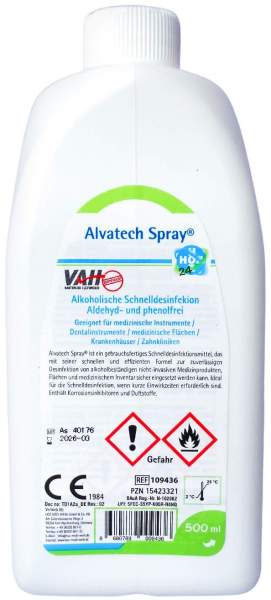 Alavtech Spray Flächendesinfektionsmittel 500 ml
