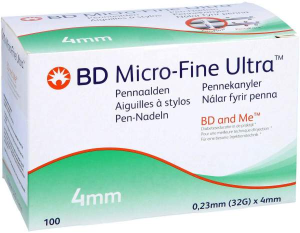 Bd Micro-Fine+ 4 Nadeln 0,23x4 mm