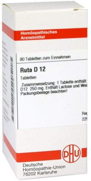 DHU Ruta D12 80 Tabletten