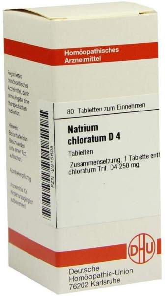 DHU Natrium chloratum D4 80 Tabletten