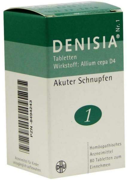 Dhu Denisia Nr.1 Allium Cepa D4 80 Tabletten