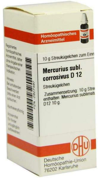 Dhu Mercurius Subl. Corrosivus D12 Globuli