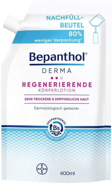 Bepanthol DERMA Regenerierende Körperlotion 400 ml Nachfüllbeutel