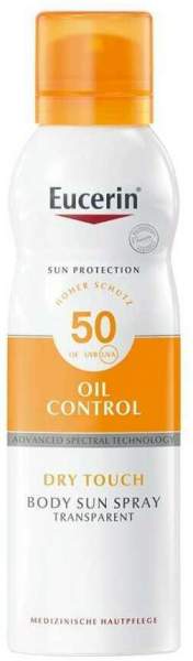Eucerin Sun Oil Control Dry Touch LSF 50 200 ml Spray