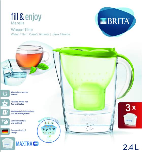 Brita Fill &amp; Enjoy Marella Wasserfilter Lime