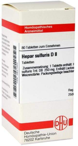 DHU Hepar sulfuris D8 Tabletten