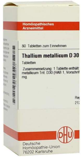 Thallium Metallicum D 30 Tabletten