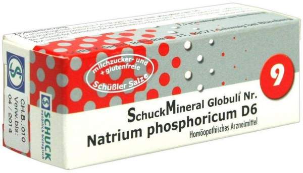 Schuckmineral Globuli 9 Natrium Phosphoricum D6 7,5 G Globuli