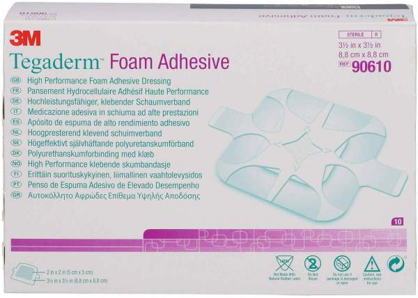 Tegaderm Foam Adhesive 8,8x8,8 cm 90610