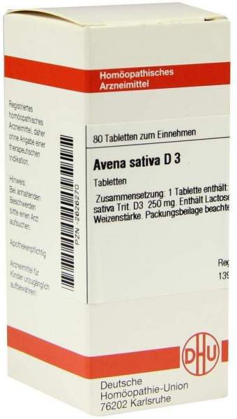 Avena Sativa D 3 80 Tabletten