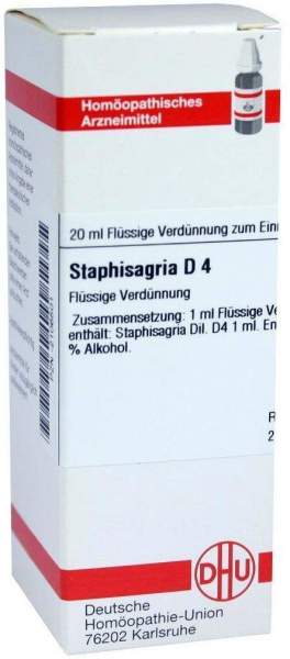 Staphisagria D4 Dhu 20 ml Dilution