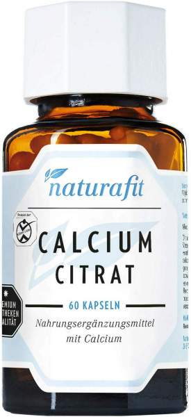 Naturafit Calcium Citrat Kapseln 60 Stk