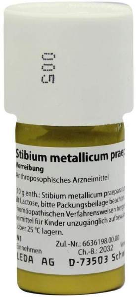 Weleda Stibium metallicum praeparatum D10 20 g Trituration