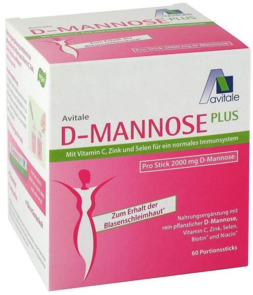 D-Mannose Plus 2000 mg 60 x 2,47 g Sticks