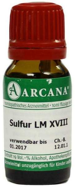 Sulfur Arcana Lm 18 Dilution 10 ml