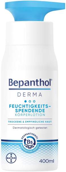 Bepanthol DERMA Feuchtigkeitsspendende Körperlotion 400 ml Pumpspender