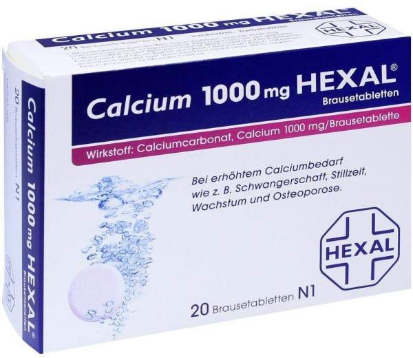 Calcium 1000 Hexal 20 Brausetabletten