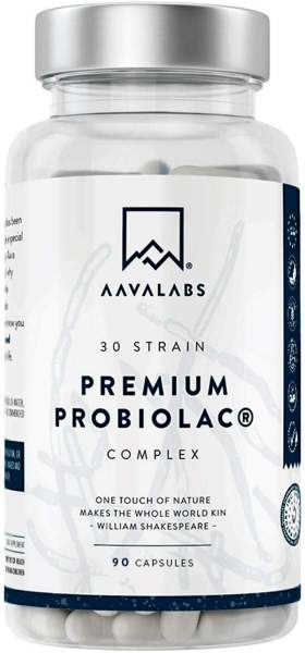 AAVALABS Premium Probiolac Kompl. 30 Bakterienstäm. 90 Kapseln