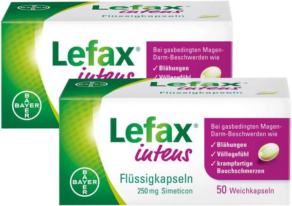 Lefax Intens 250mg Simetic 2 x 50 Kapseln
