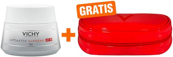Vichy Liftactiv Supreme Tag LSF30 50 ml Creme + gratis Kosmetiktasche 1 Stück
