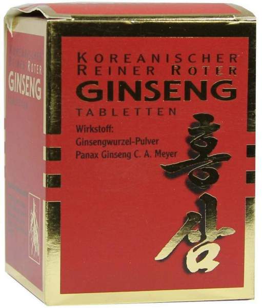 Roter Ginseng 300 mg Tabletten