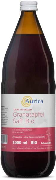 Granatapfel 100 % 1000 ml Direktsaft Bio