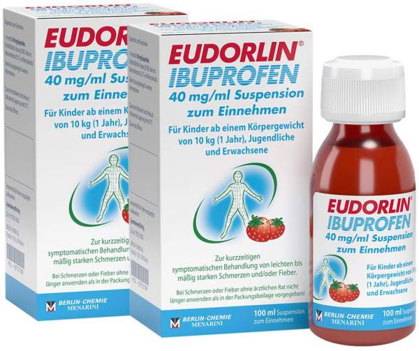 Eudorlin Ibuprofen 40 mg je ml 2 x 100 ml Suspension