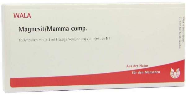 Magnesit Mamma Comp. Ampullen 10 X 1 ml