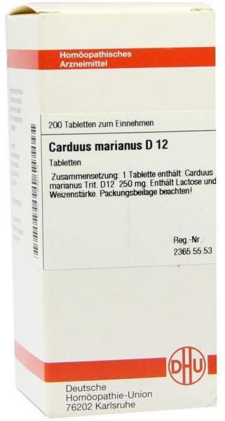 Carduus Marianus D 12 Tabletten
