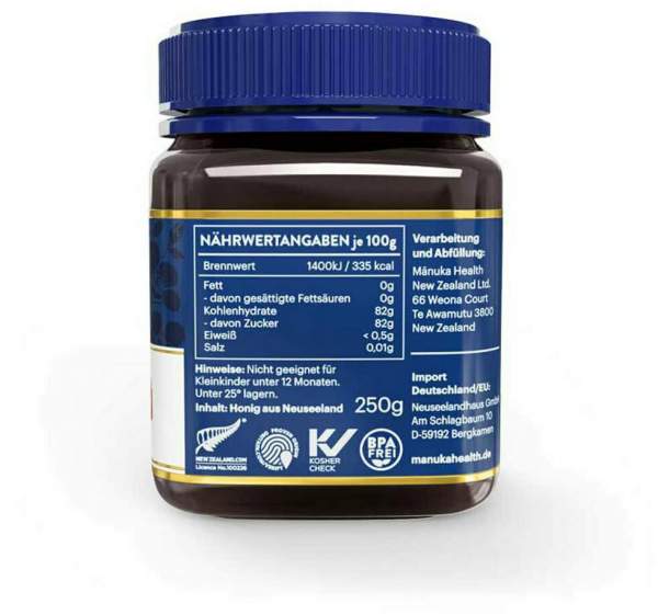 Manuka Health Mgo 850+ Manuka Honig 250 G