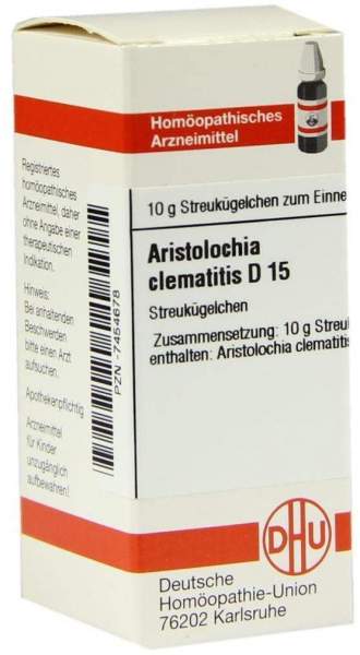 Aristolochia Clematitis D 15 Globuli